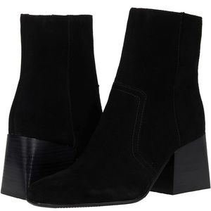 NWT Blondo Salome Waterproof Cow Suede Boots - Black Size Women US 9 (Eur 40)